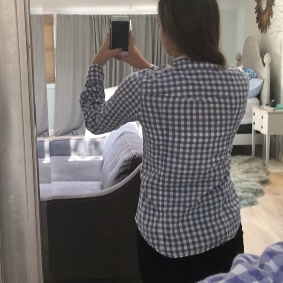 checkered button up - Picture 5 of 6